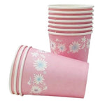 Pink Daisy Chain Cups (10 pack)