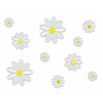 Daisy Iron On Patches (10 pack)