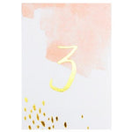 Daydream Watercolour Table Numbers (1-10)
