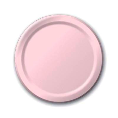 Pale Pink Dessert Plates (24 bulk pack)