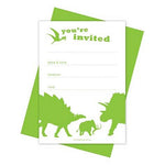 Dino Fun Party Invitations (10 pack)