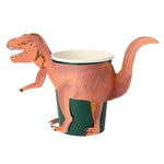 Dinosaur T-Rex Cups (8 pack)