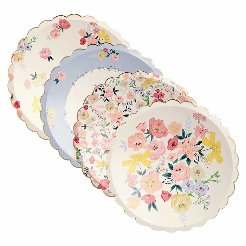 English Garden Plates (8 pack)