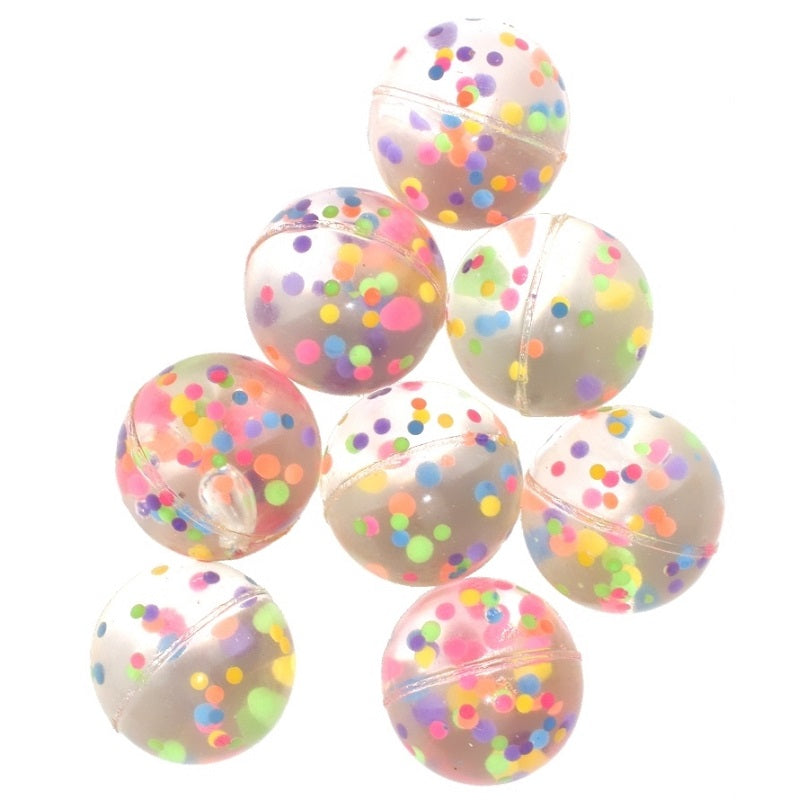 Confetti Bouncy Balls (8 pack)