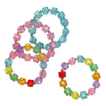 Crystal Bead Bracelets (4 pack)