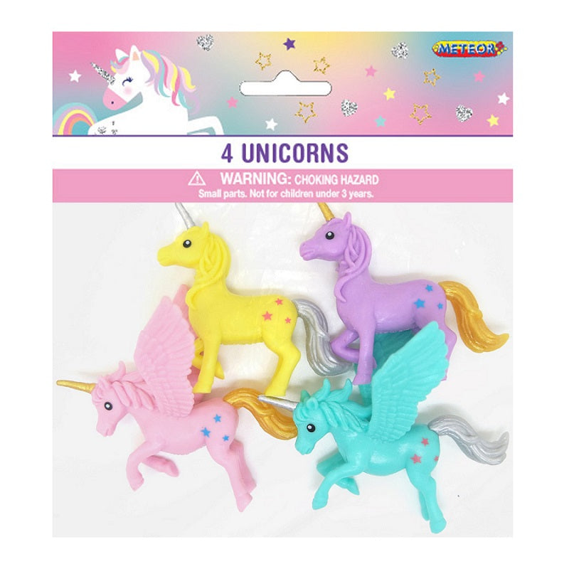 Pastel Unicorn Party Favours (4 pack)