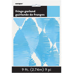 Blue Crepe Fringe Garland (2.7m)