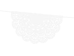 White Lace Doily Garland