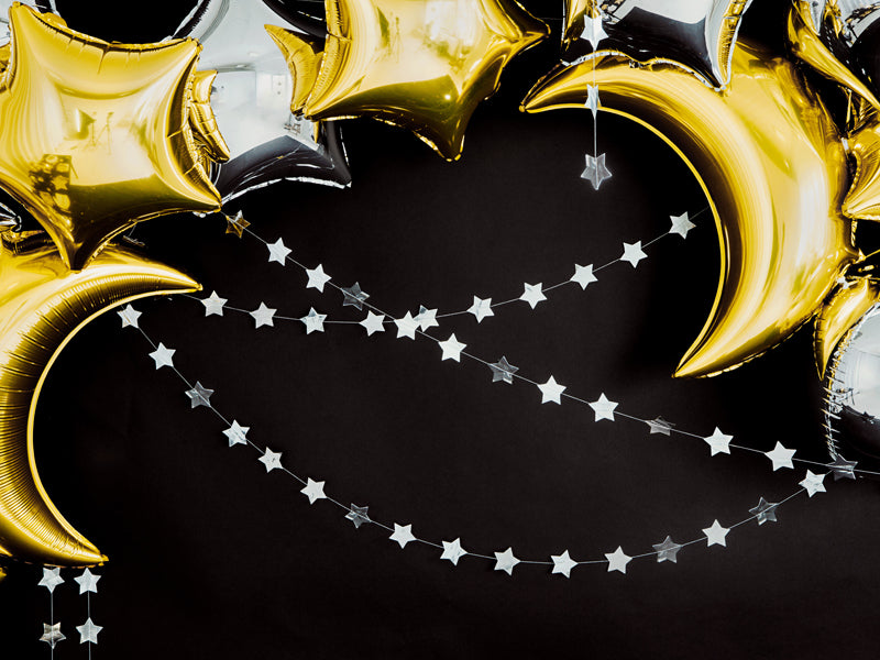 Silver Star Garland