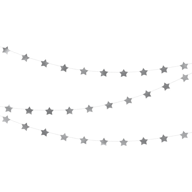 Silver Star Garland