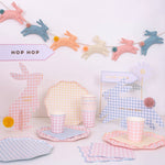 Gingham Assorted Cups (12 pack)