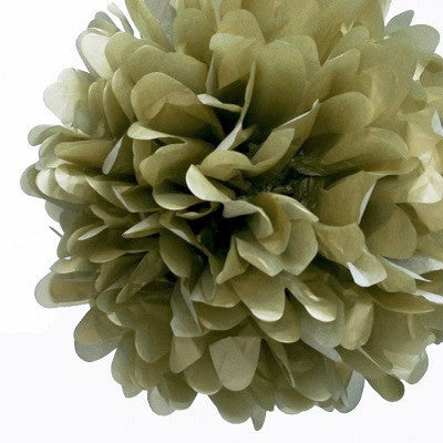 Gold Tissue Pom Pom