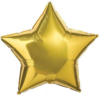 Gold Giant Star Balloon