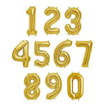 INFLATED Gold Giant Number Balloon (PICKUP)