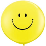 Yellow Smiley Face Giant 90cm Balloon