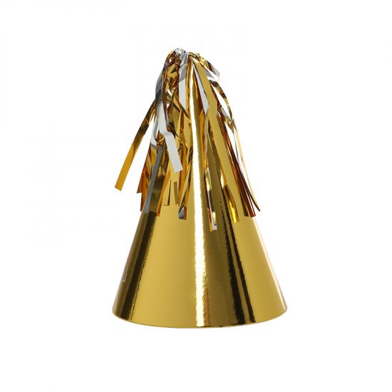Gold Party Hats (10 pack)