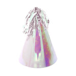 Iridescent Tassel Party Hats (10 pack)