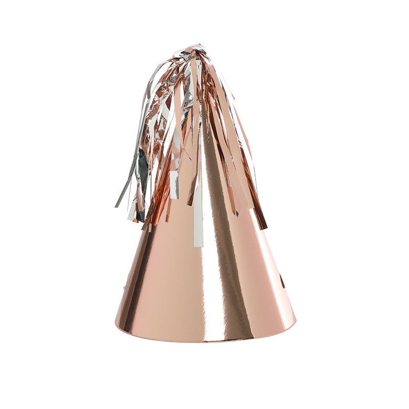 Rose Gold Party Hats (10 pack)
