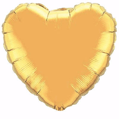 Gold Foil Giant 90cm Heart Balloon