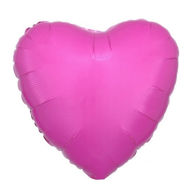 Bubble Gum Pink Foil Heart Balloon