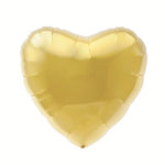 White Gold Foil Heart Balloon