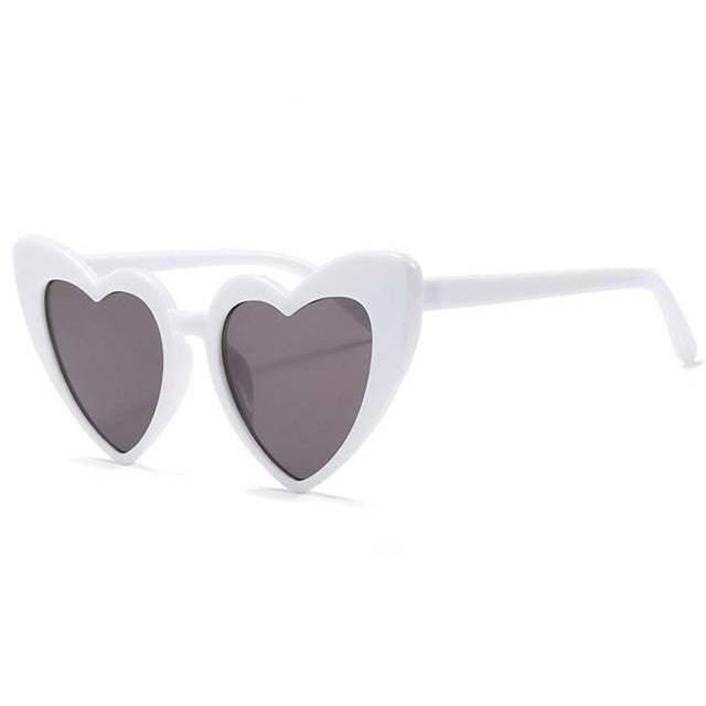 White Heart Sunglasses