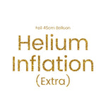 Helium Inflation for Foil 45cm Balloon (PICKUP ONLY)