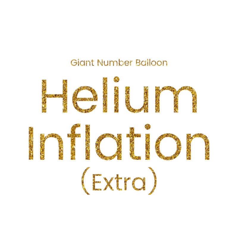Helium Inflation for Giant Number (PICKUP ONLY)