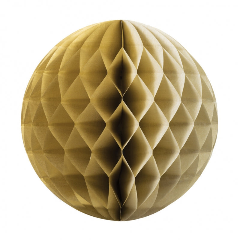 Gold Honeycomb Ball 25cm