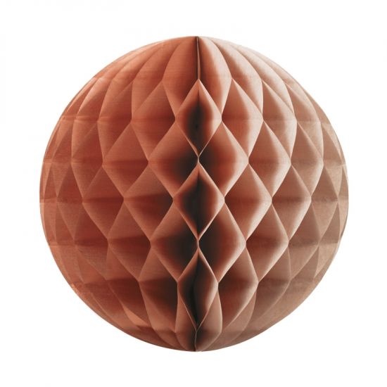 Rose Gold Honeycomb Ball 25cm