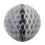 Silver Honeycomb Ball 25cm