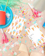 Ice Cream Party Invitations (10 pack)