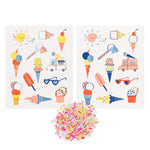 Ice Cream Social Stickies Edible Decorating Stickers (24 pack)