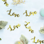Gold 'Love' Jumbo Confetti