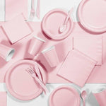 Pale Pink Dessert Plates (24 bulk pack)