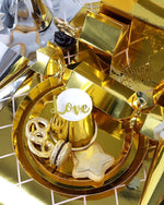 Metallic Gold Lunch Boxes (5 pack)