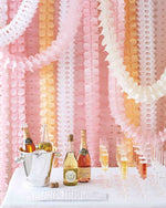 Peach Honeycomb Garland (4m)