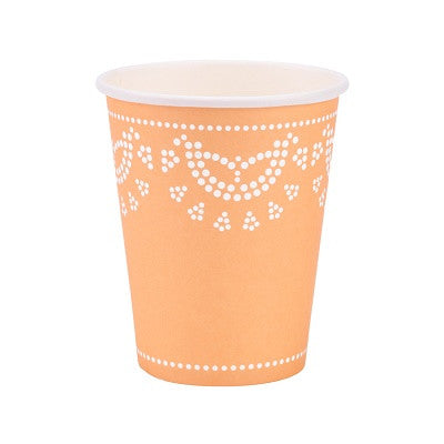 Apricot Lovely Lace Cups (10 pack)