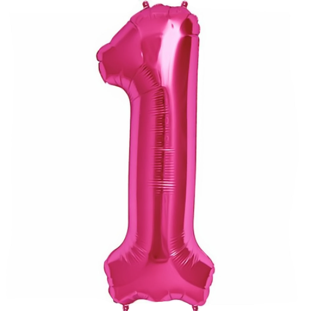INFLATED Magenta Giant Number Balloon (PICKUP)
