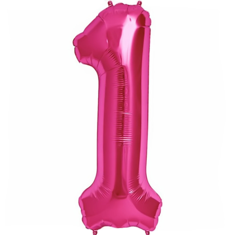 Magenta Giant Number Balloon