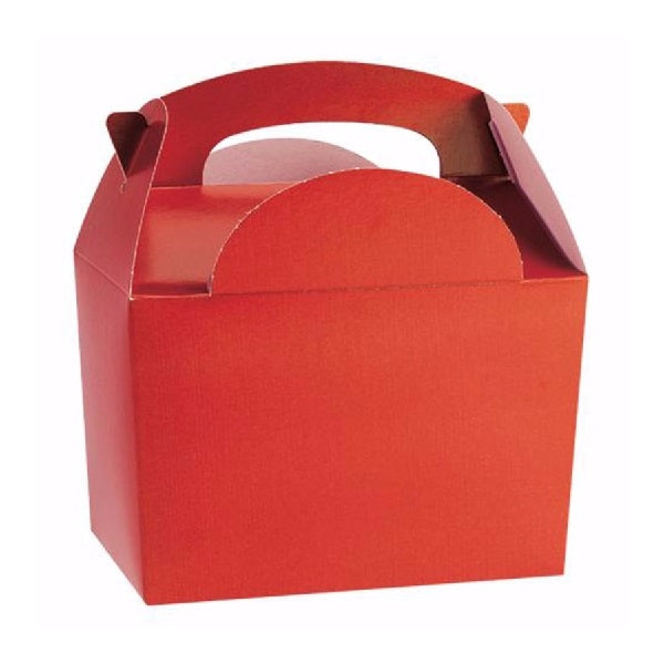 Red Gable Party Boxes (5 pack)