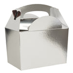 Silver Gable Party Boxes (5 pack)