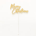 Merry Christmas Cake Topper