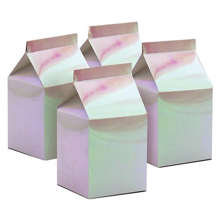 Iridescent Milk Boxes (10 pack)