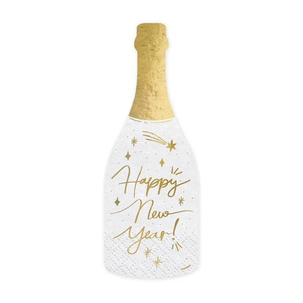 Champagne New Year Napkins (20 pack)