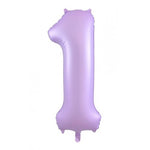 INFLATED Lilac Giant Number Balloon (PICKUP)