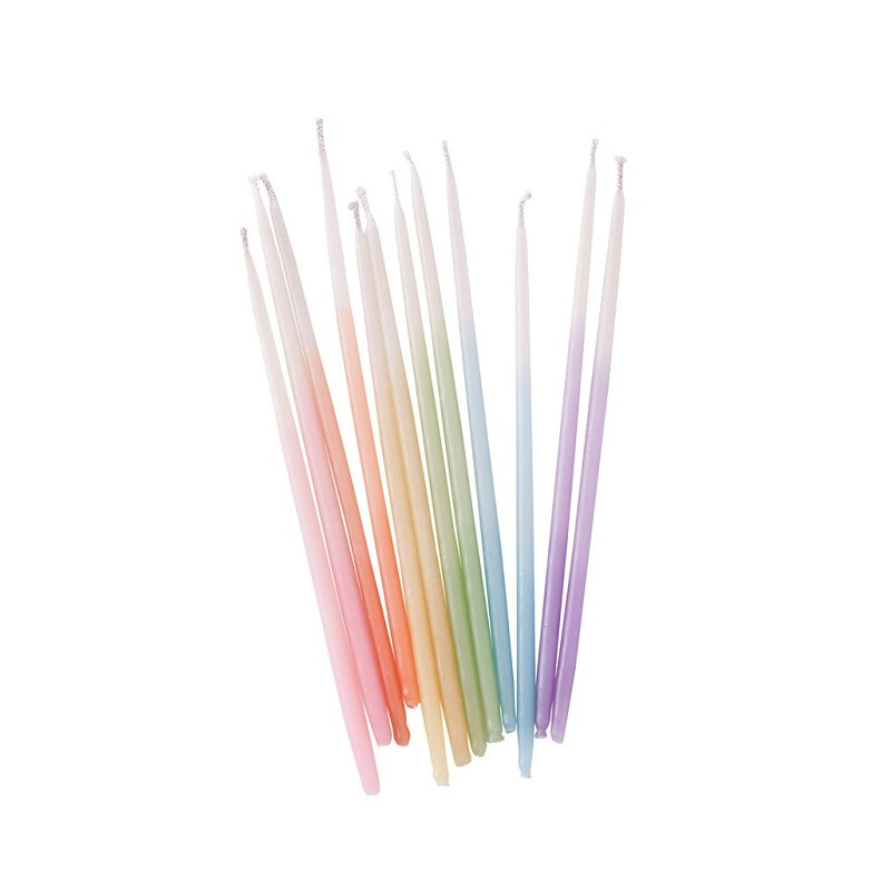 Ombre Pastel Candles (12 pack)