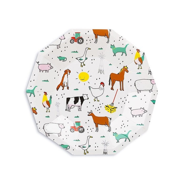 On The Farm Dessert Plates (8 pack)