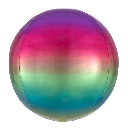 Ombre Rainbow Orbz Balloon