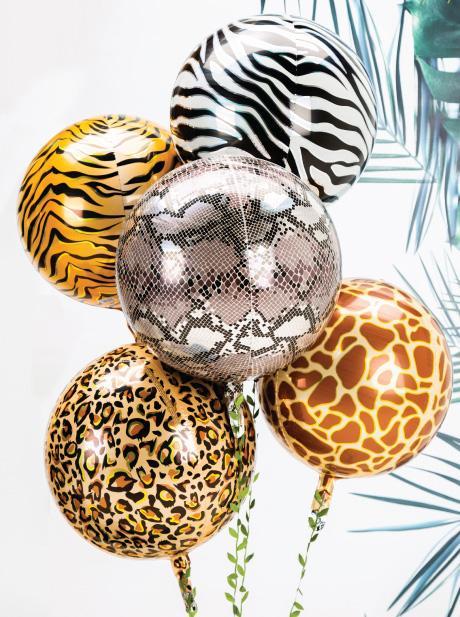 Leopard Orbz Balloon